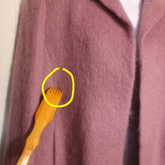 🛍️ BUNDLE ONLY 🛍️Elegant Purple Wool And Mohair Bend Women's Blazer - Picture 11 of 14